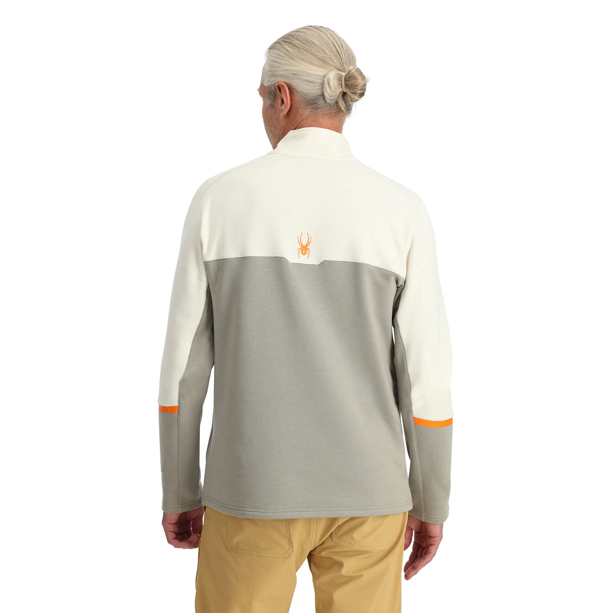 Mens Speed Fleece Half Zip - Concrete