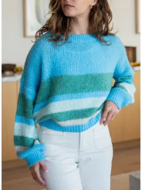 MERSEA - PISA STRIPE CREWNECK SWEATER