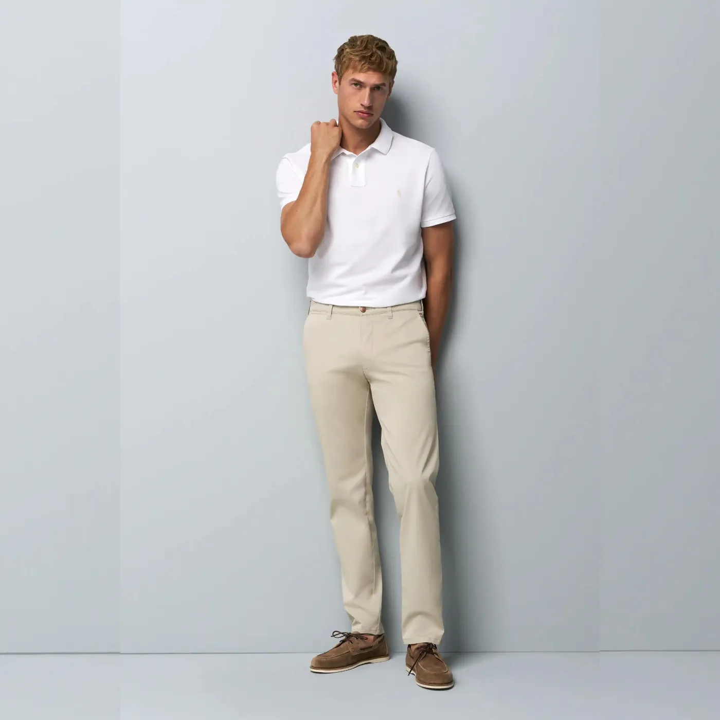 Meyer M5 5 Pocket Chino | Navy / Stone