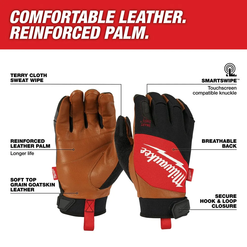 Milwaukee 48-73-0024 Leather Performance Gloves - XX-Large