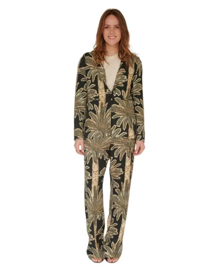 MKT Studio Viviana Palm Tree Print Blazer