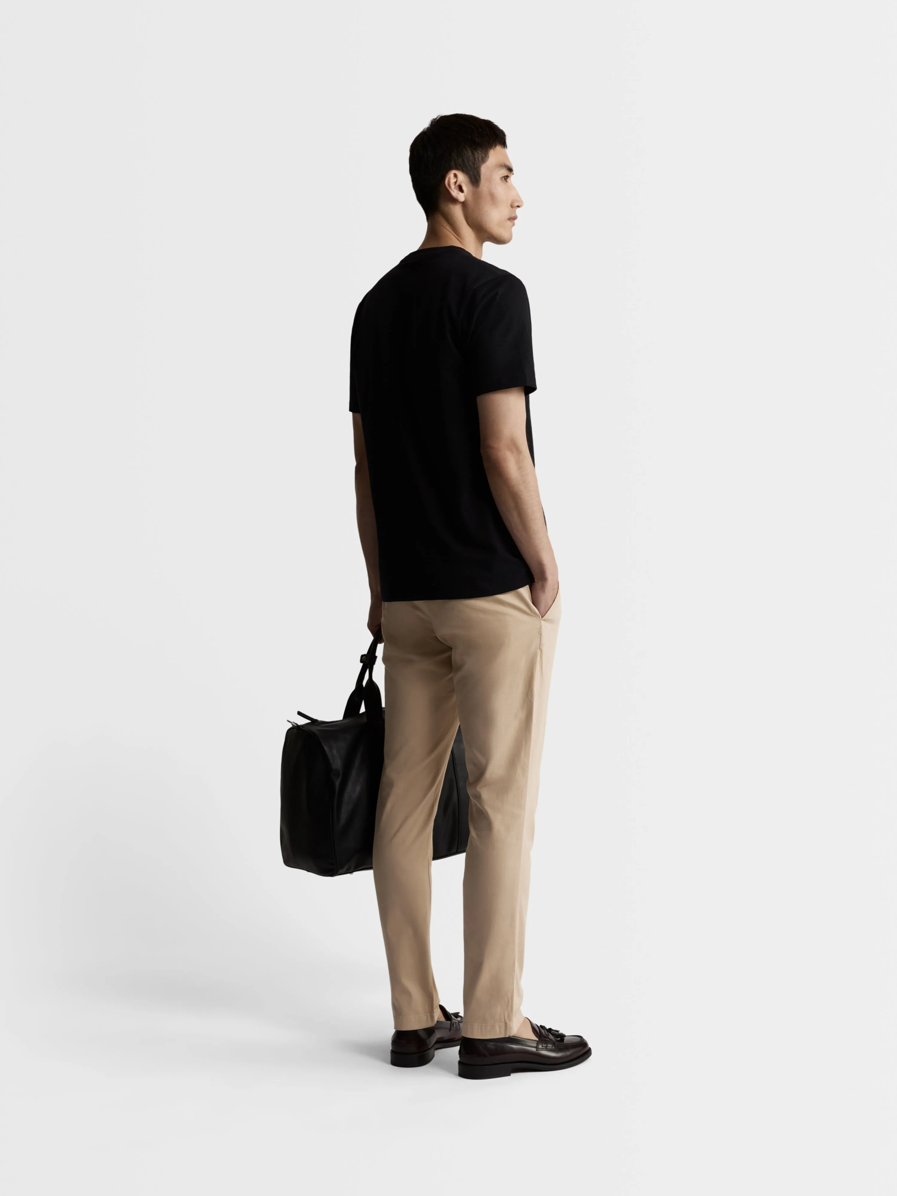 Moretti Oatmeal Extra Slim Fit Chino