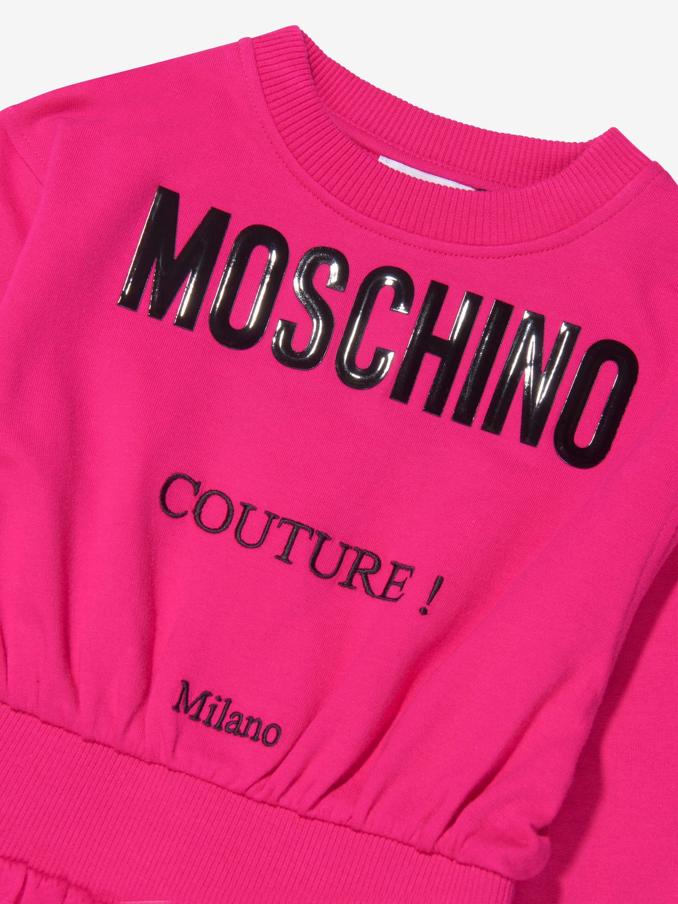 Moschino Girls Couture Logo Sweater Dress