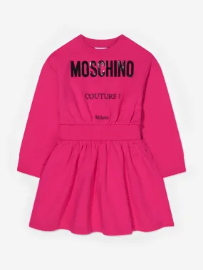 Moschino Girls Couture Logo Sweater Dress