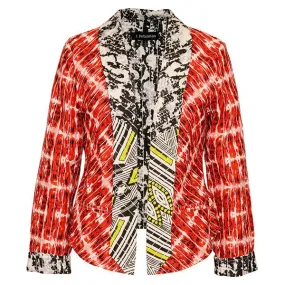 Multi Colored Shawl Blazer