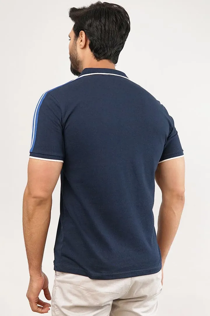 Navy Blue Polo T-Shirt