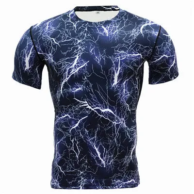 New 2016 Base Layer Camouflage T Shirt Fitness Tights Quick Dry Camo T Shirts Tops & Tees Crossfit Compression Shirt