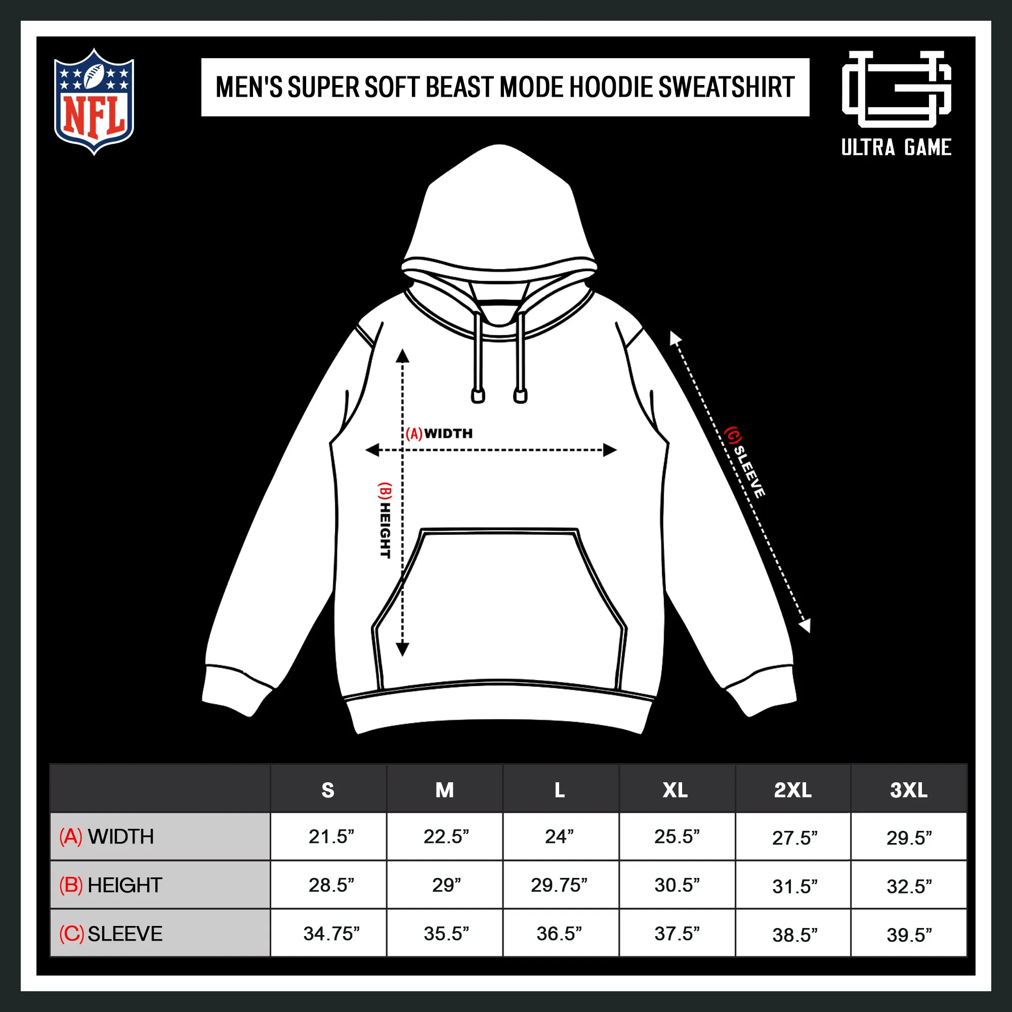 NFL Official Adults Unisex Super Soft Beast Mode Hoodie Sweatshirt|Philadelphia Eagles