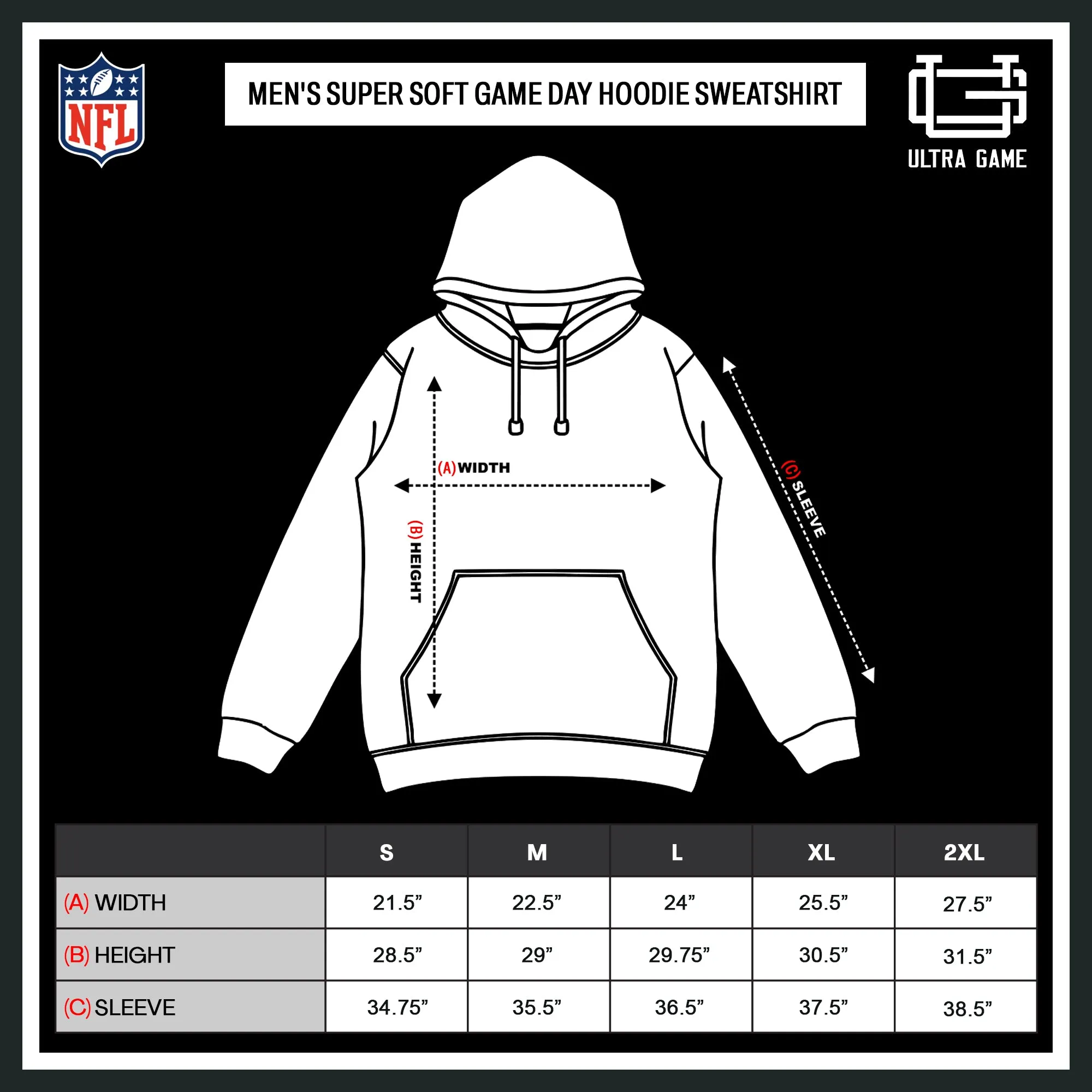 NFL Official Adults Unisex Super Soft Game Day Hoodie Sweatshirt|Green Bay Packers