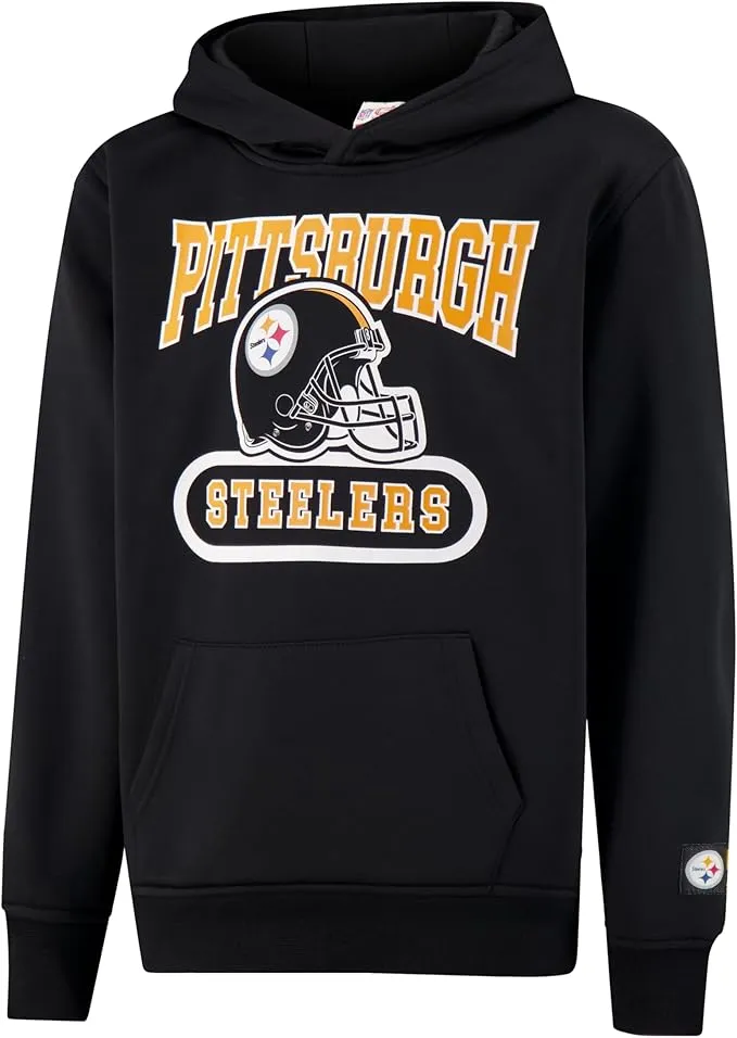 NFL Official Youth Super Soft Jogger & Hoodie Sweatshirt Set|Pittsburgh Steelers