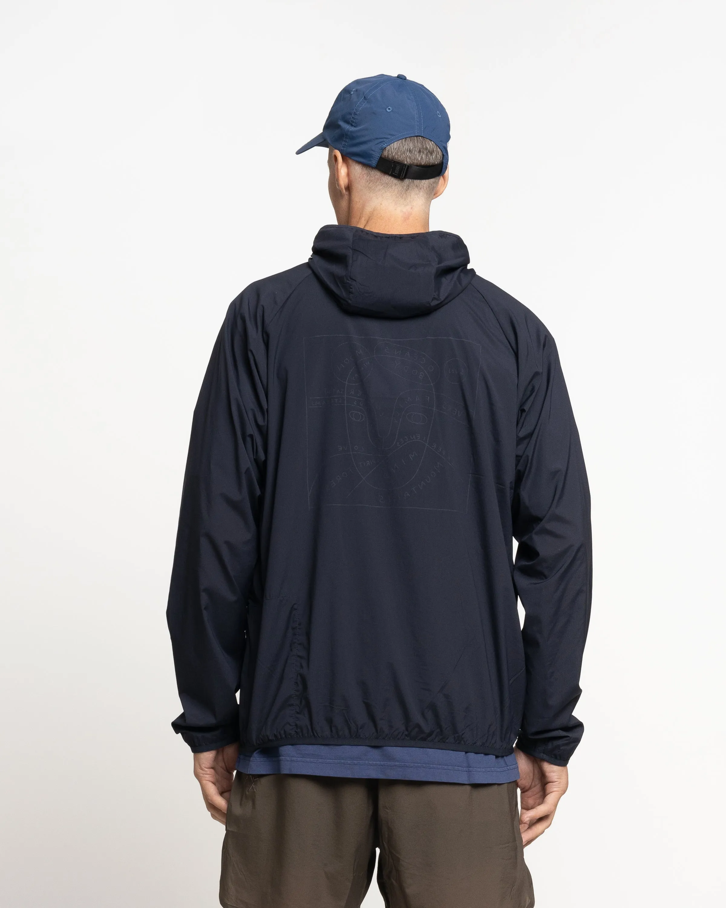 Norse Projects x GM Tech Hoodie in Navy