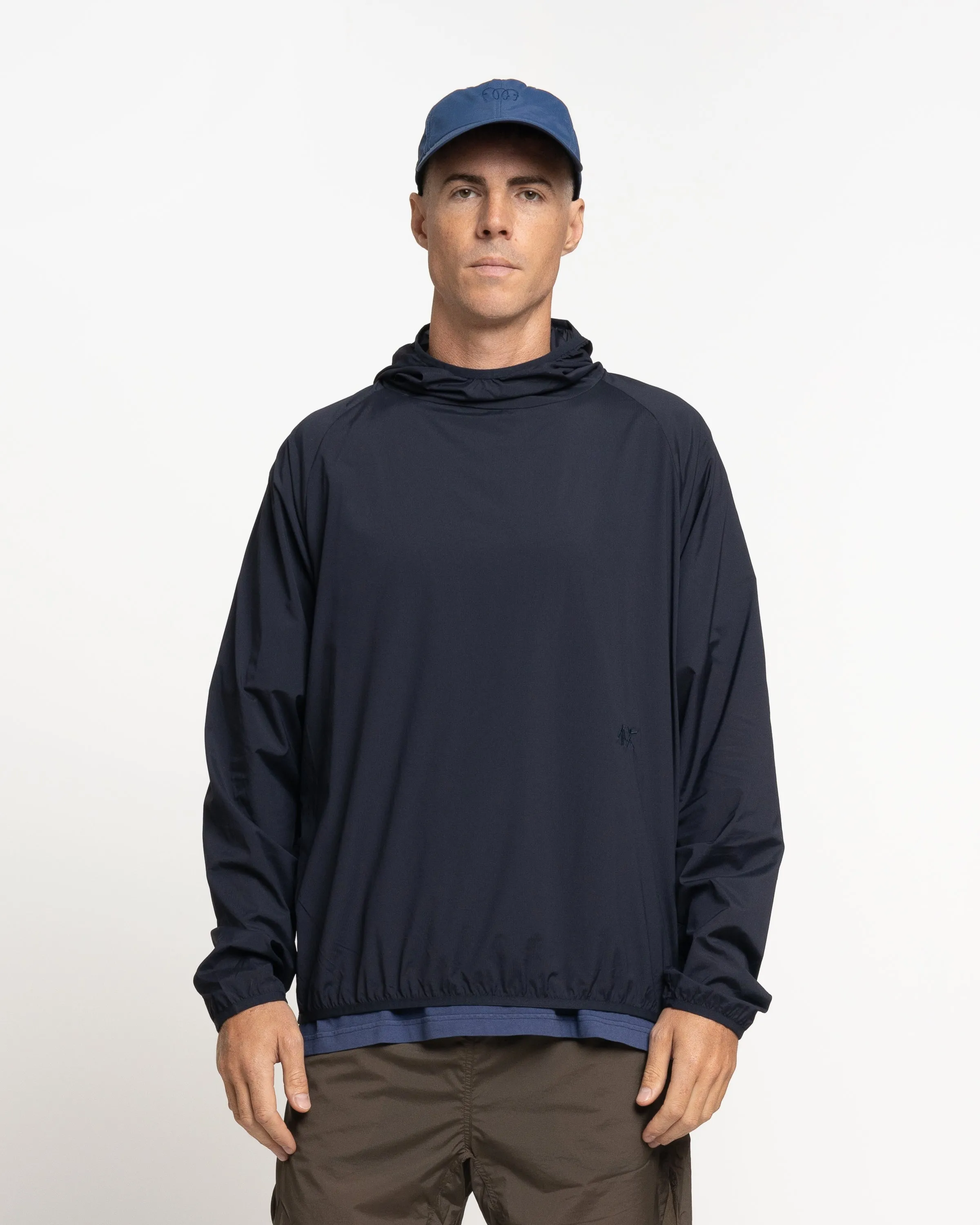 Norse Projects x GM Tech Hoodie in Navy