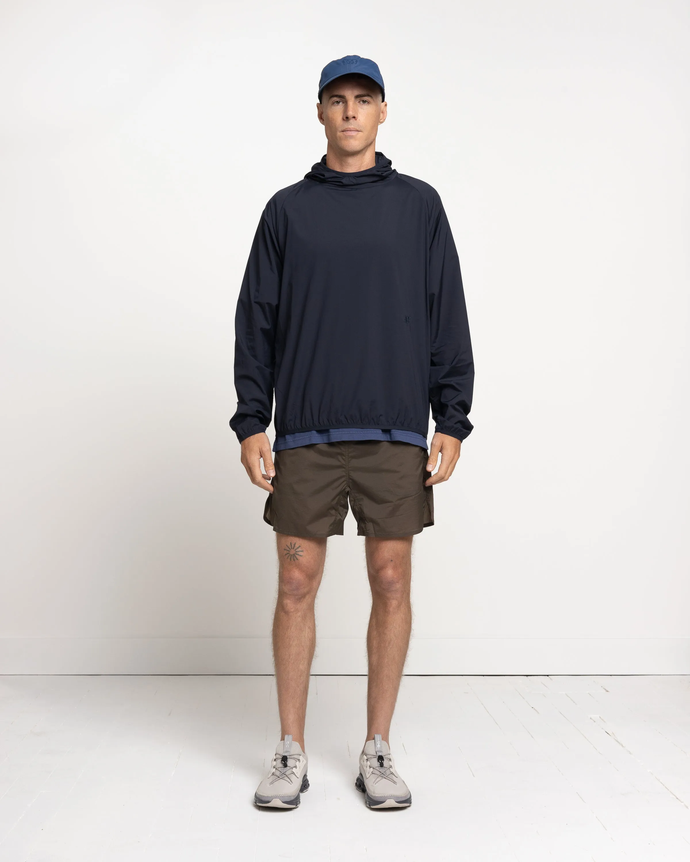 Norse Projects x GM Tech Hoodie in Navy