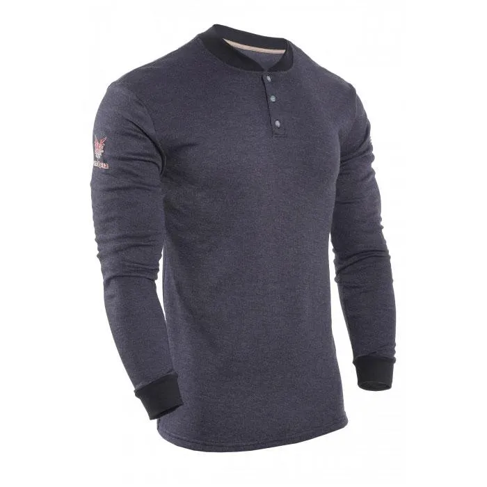 NSA Carboncomfort FR Navy Blue Henley