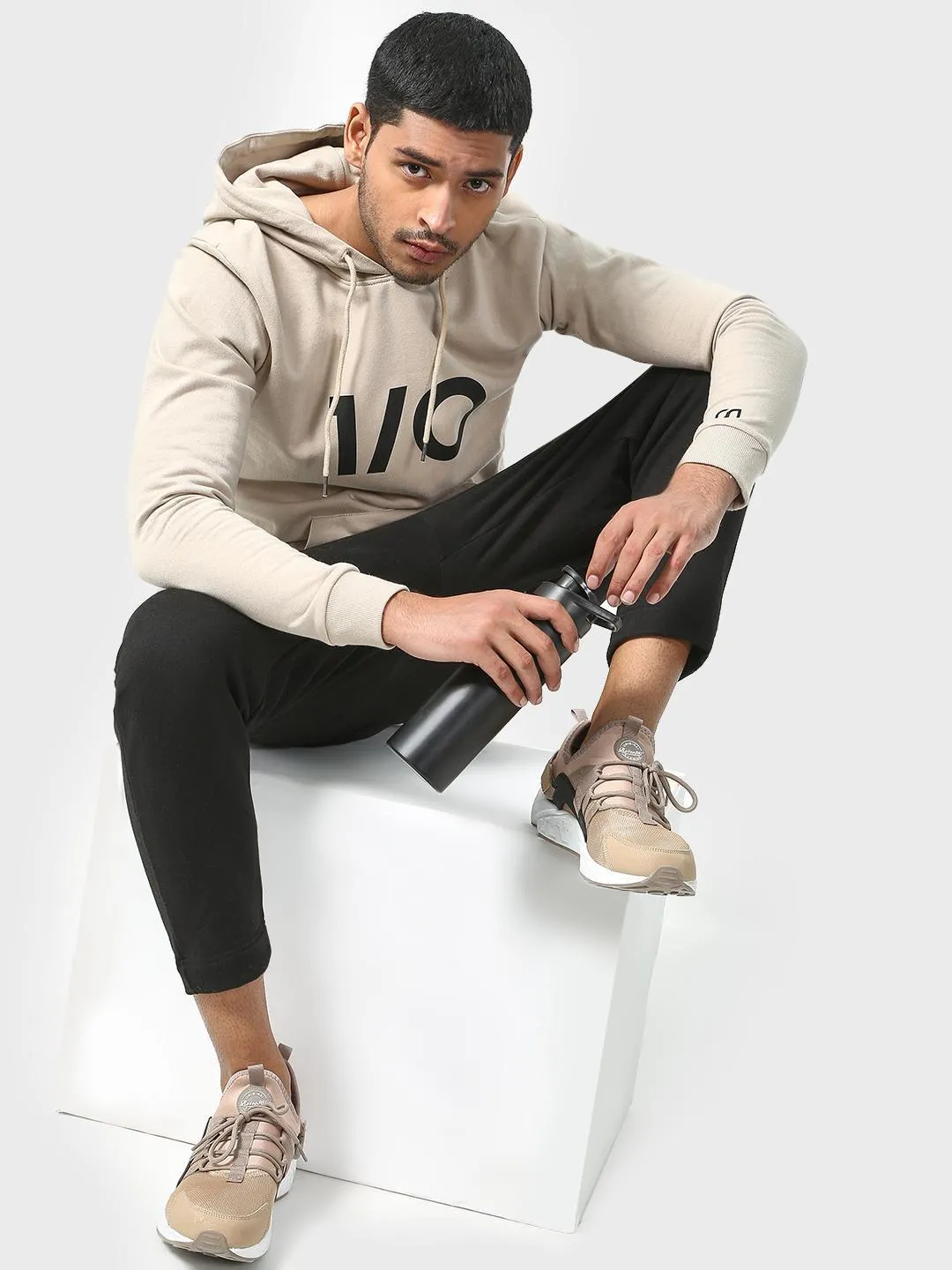 ONE/ZERO by KOOVS Kangaroo Pocket Training Hoodie