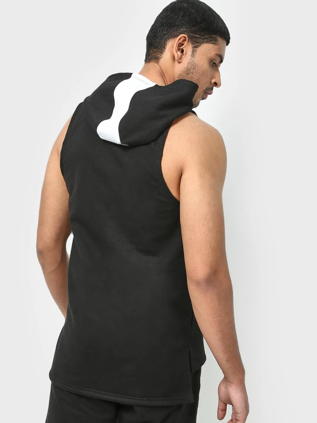 ONE/ZERO by KOOVS Longline Kangaroo Pocket Training Hoodie