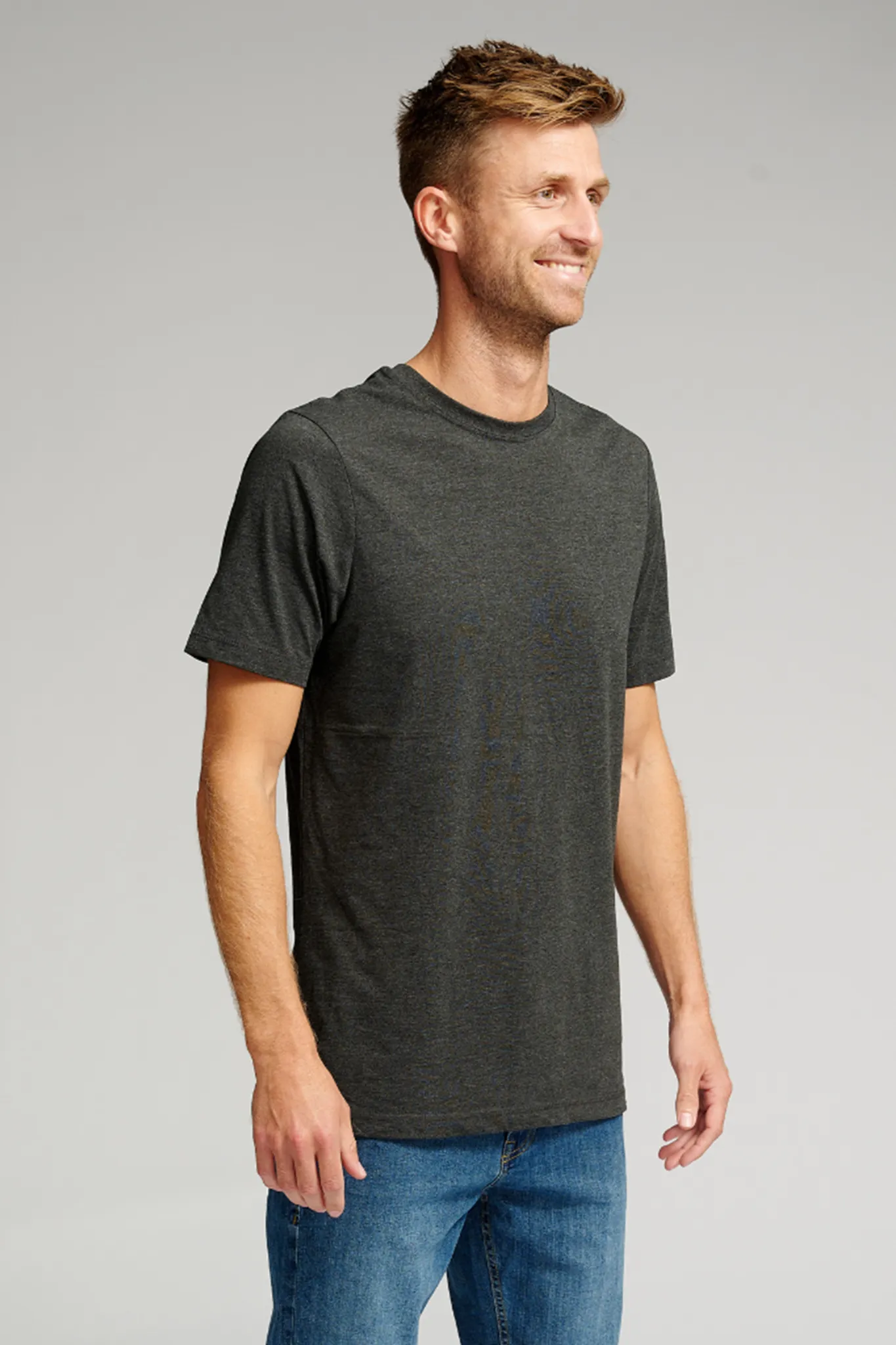 Organic Basic T-shirt - Dark Grey