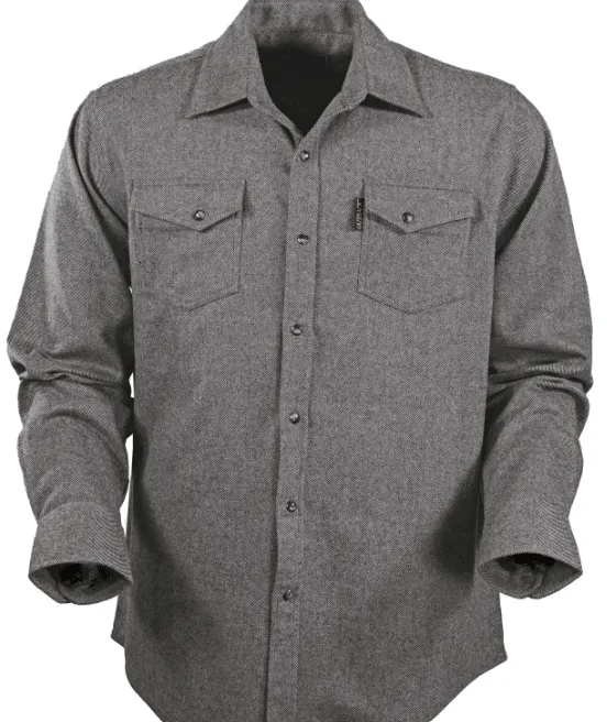 Outback Trading Co. Grey Declan Shirt Jacket 42240-BLK