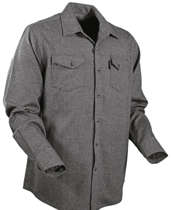 Outback Trading Co. Grey Declan Shirt Jacket 42240-BLK