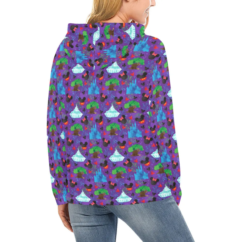 Park Hopper Fireworks Hoodie for Women