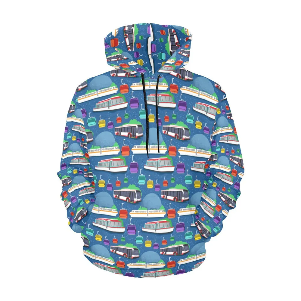 Park Transportation Hoodie for Women