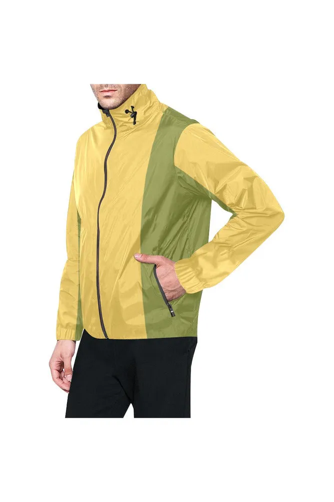 Peppe rGreen & Aspen Gold All Over Print Windbreaker for Men (Model H23)