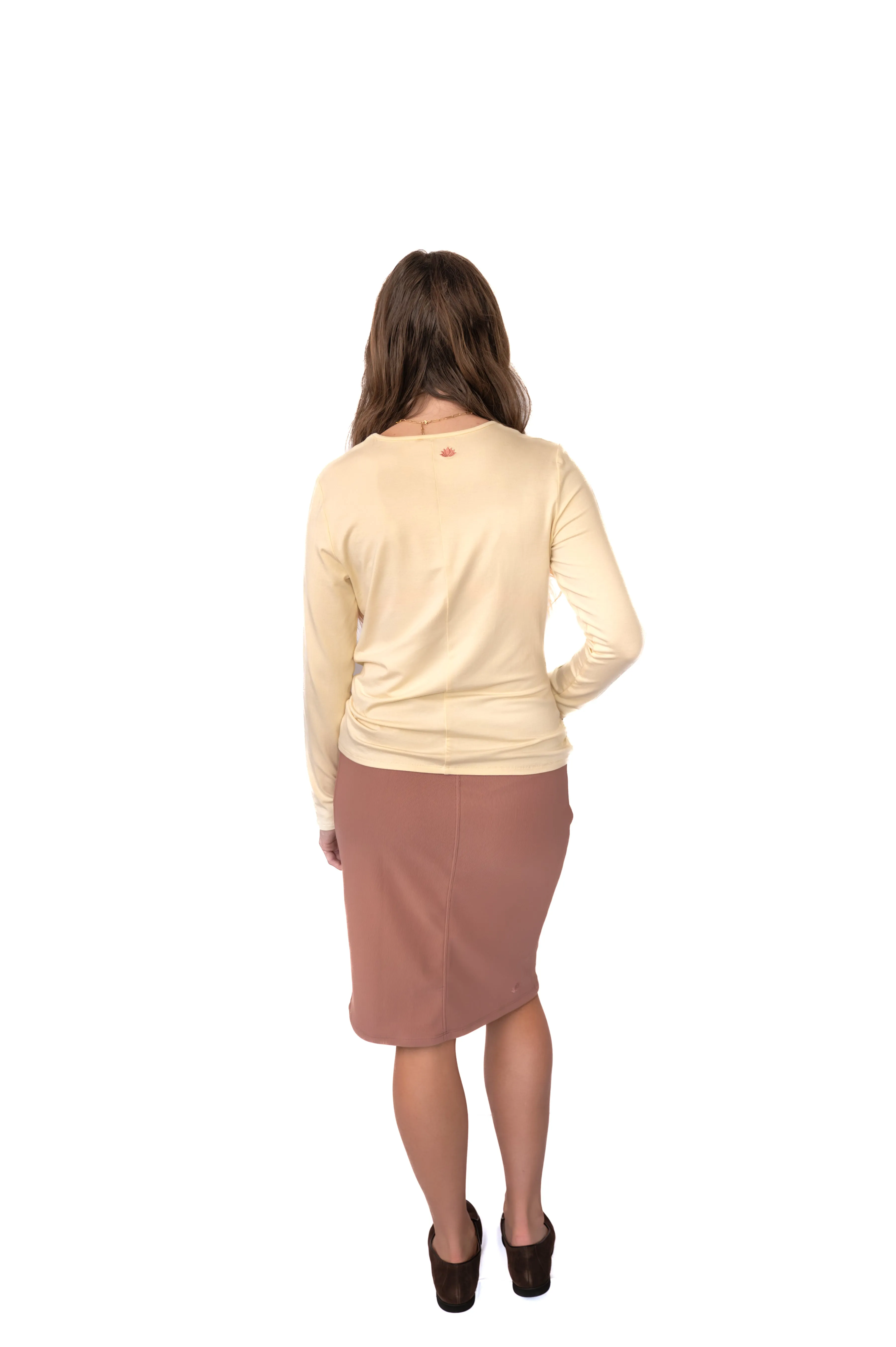 Perfect Fit Pencil Skirt 22" - Burlwood