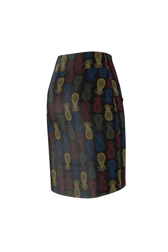 Pineapple Panache Women's Pencil Skirt