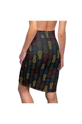 Pineapple Panache Women's Pencil Skirt