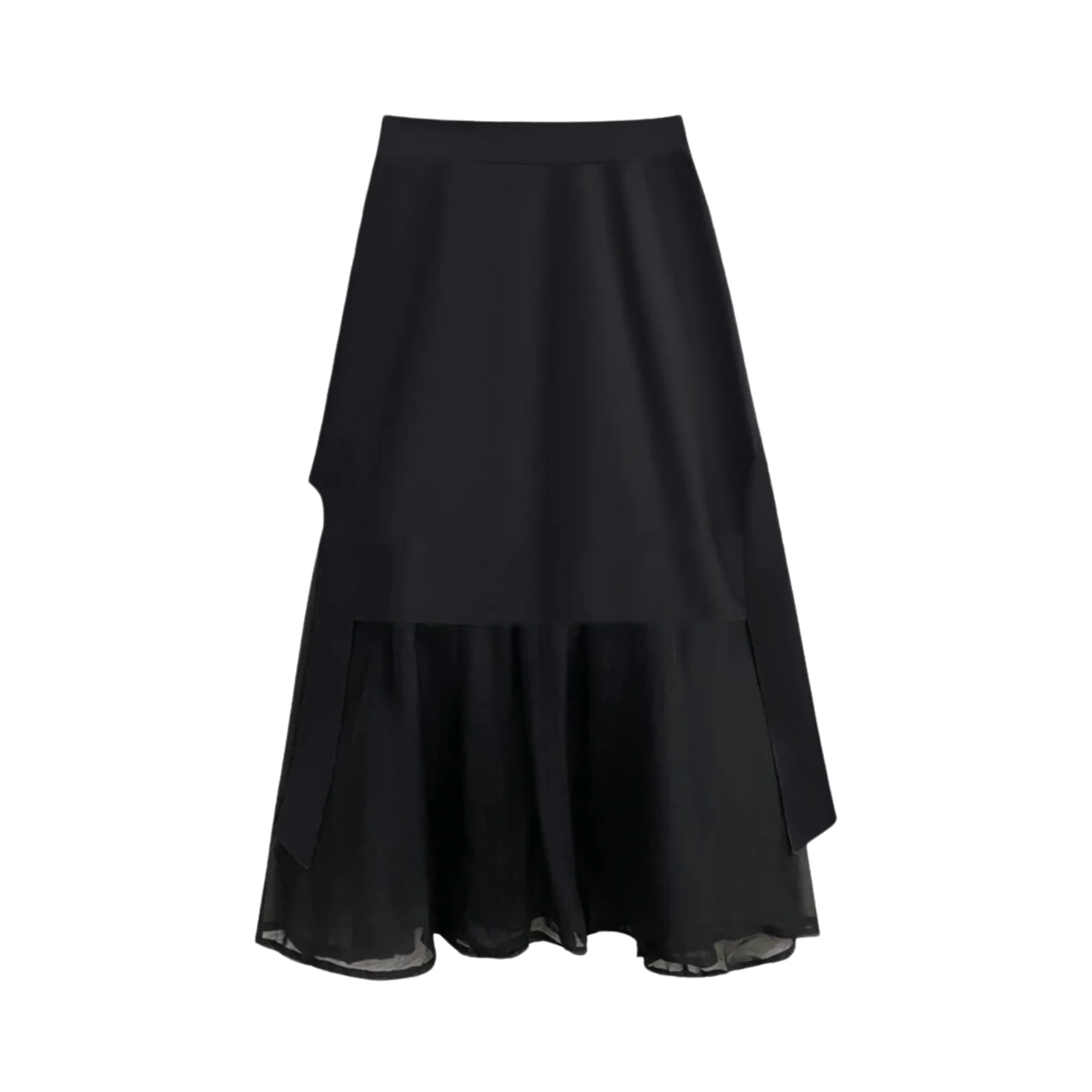 Pre Order:  Grunge Layered Mid-Calf Skirt