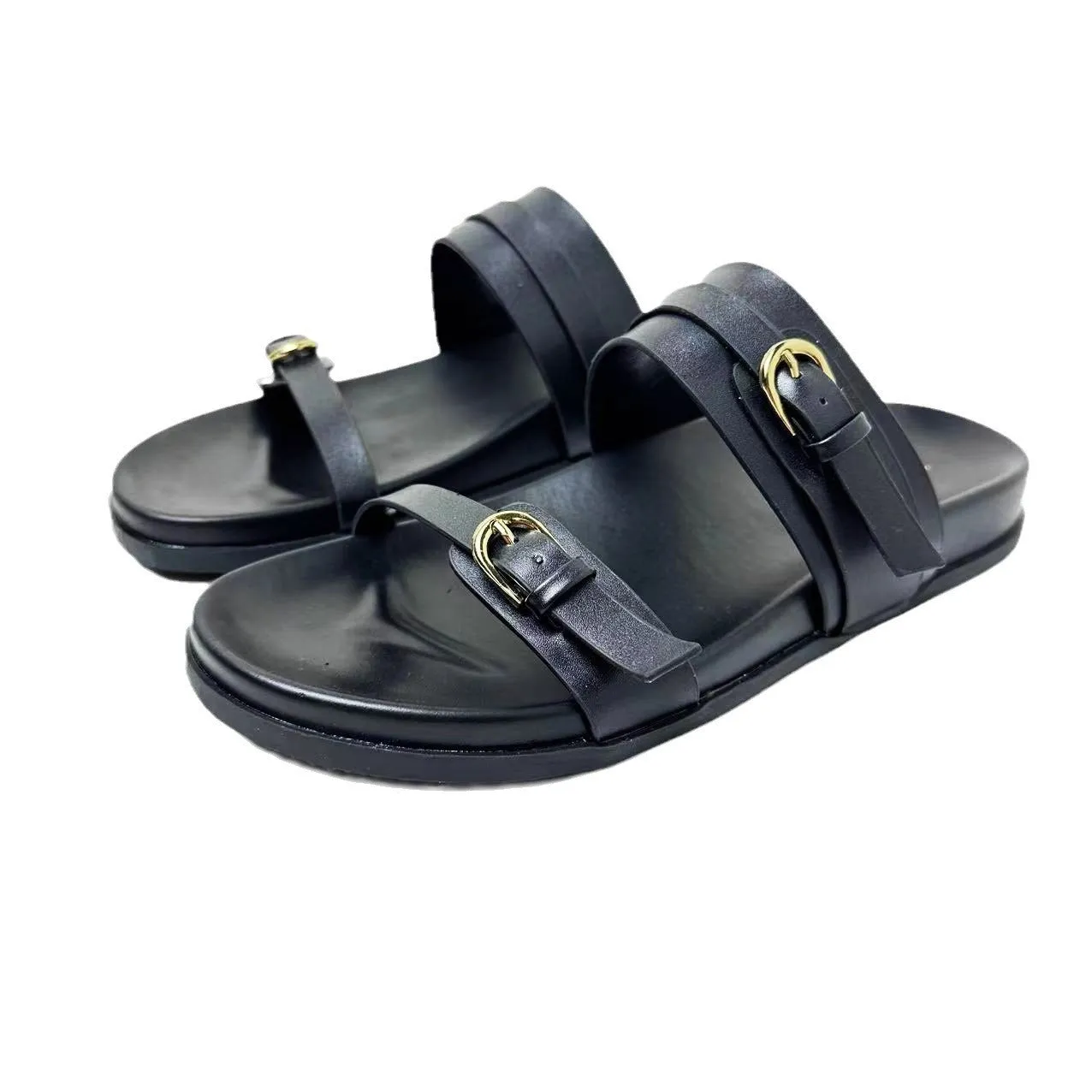 Pre Order:  Open Toe Buckle Beach Sandals