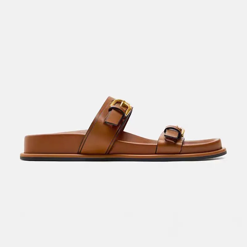 Pre Order:  Open Toe Buckle Beach Sandals