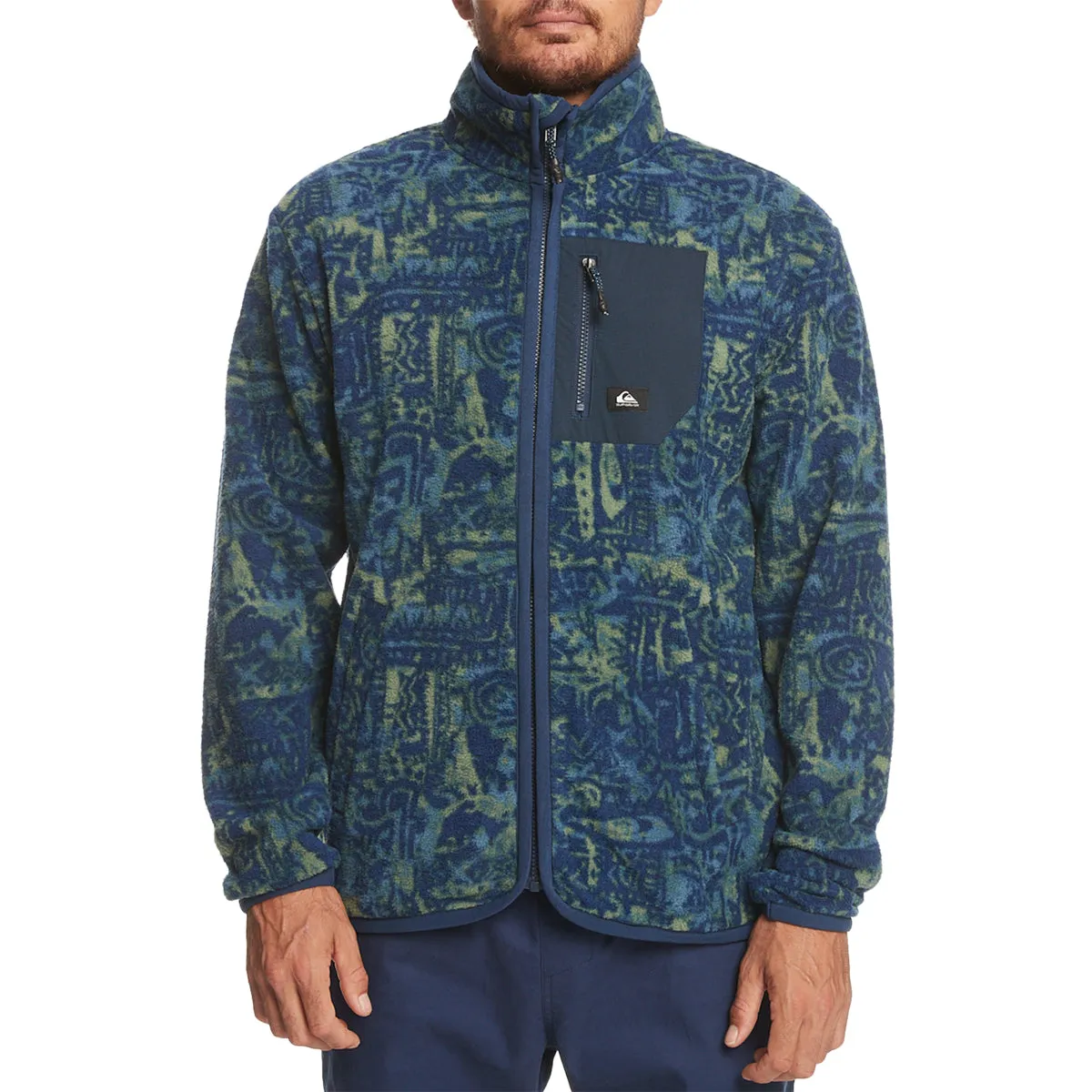 Quiksilver Clean Coasts Zip-Up Fleece Jacket