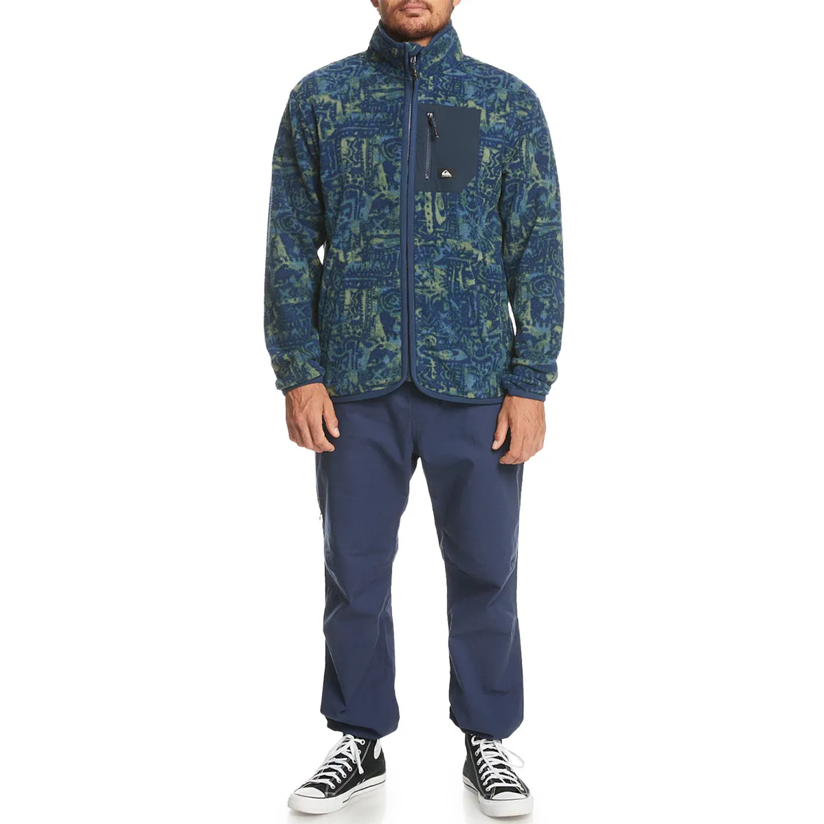 Quiksilver Clean Coasts Zip-Up Fleece Jacket