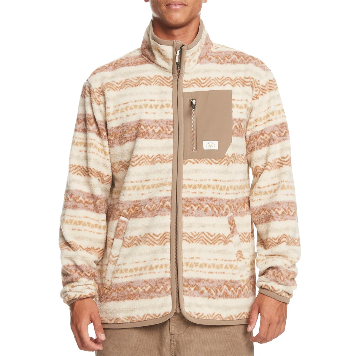 Quiksilver Clean Coasts Zip-Up Fleece Jacket