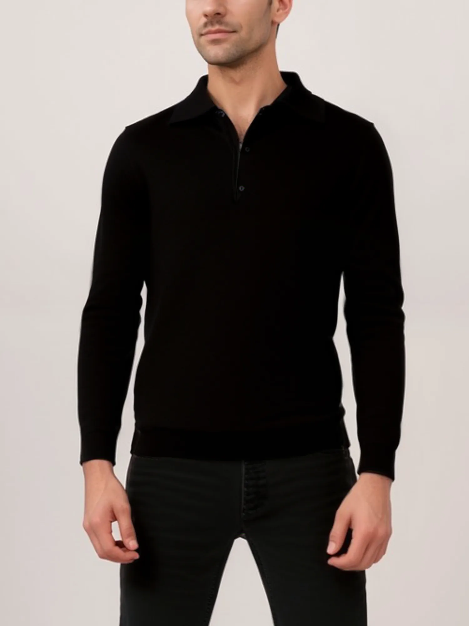 Recycled Long Sleeve Polo