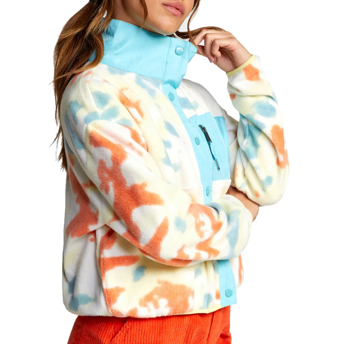 RVCA Women's Day Off Tie Dye Button Up Jacket