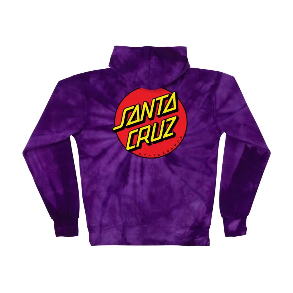 Santa Cruz Classic Dot P/O Hoodie - Spider Purple