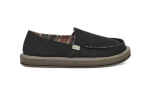 Sanuk Womens Donna ST Hemp Black