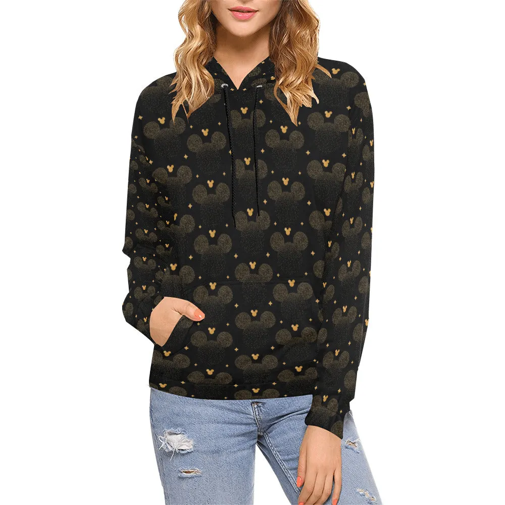 Shimmering Gold Hoodie for Women