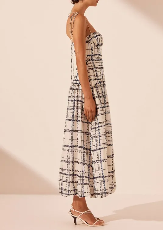 Shona Joy Niko Gathered Bubble Midi Dress