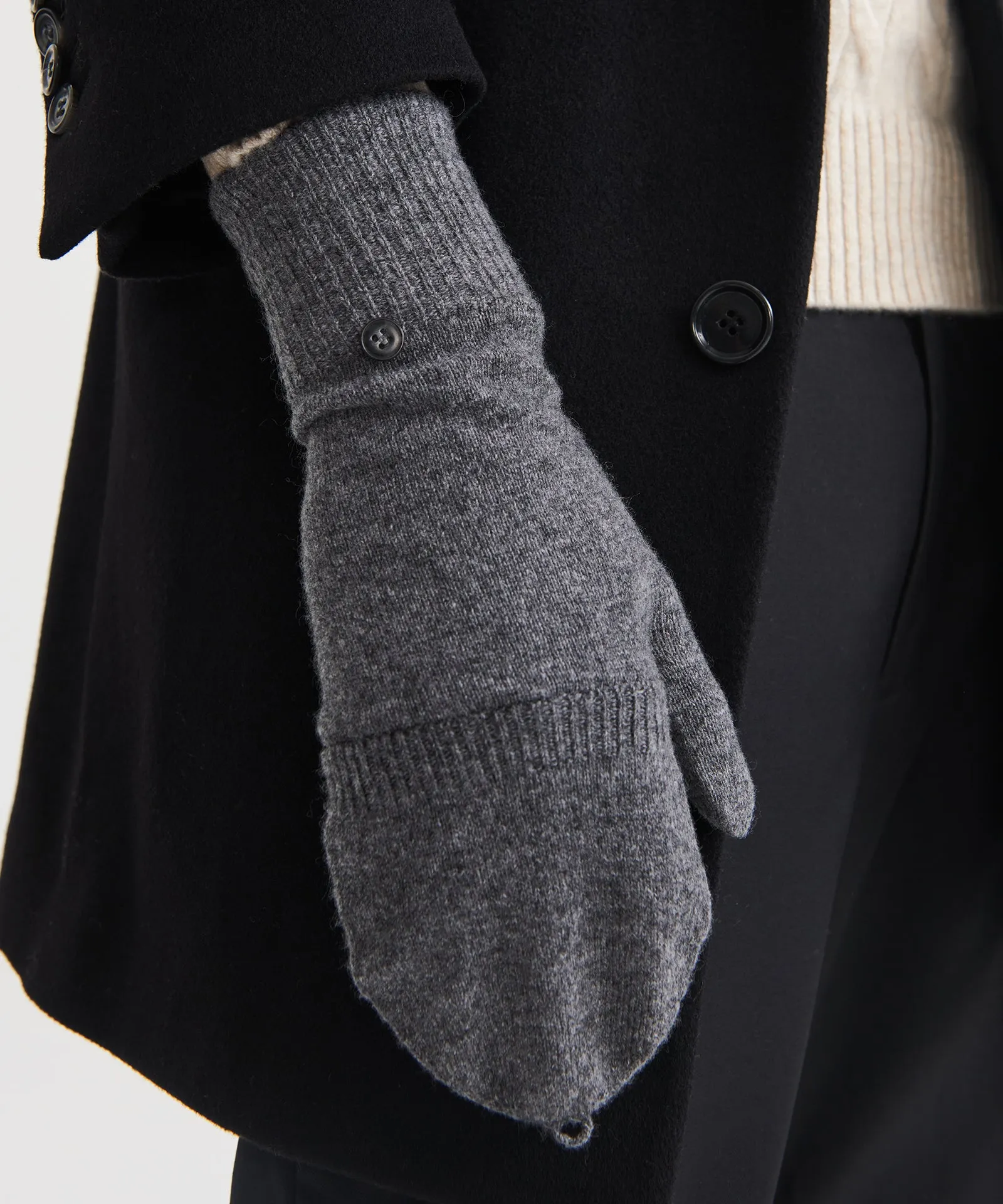 Signature Cashmere Pop Top Gloves