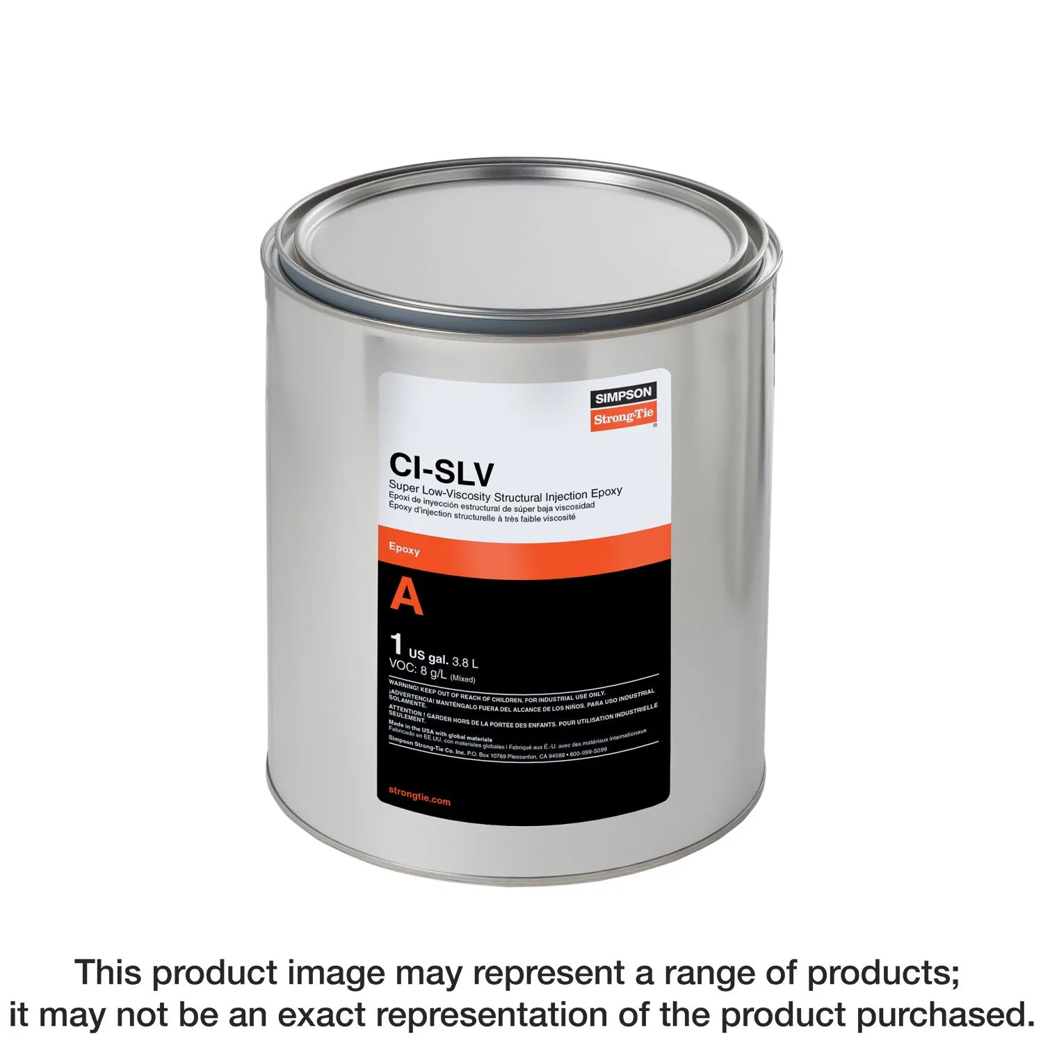 Simpson CISLV3KT CI-SLV Super-Low-Viscosity Structural Injection Epoxy (3-gal. Kit)