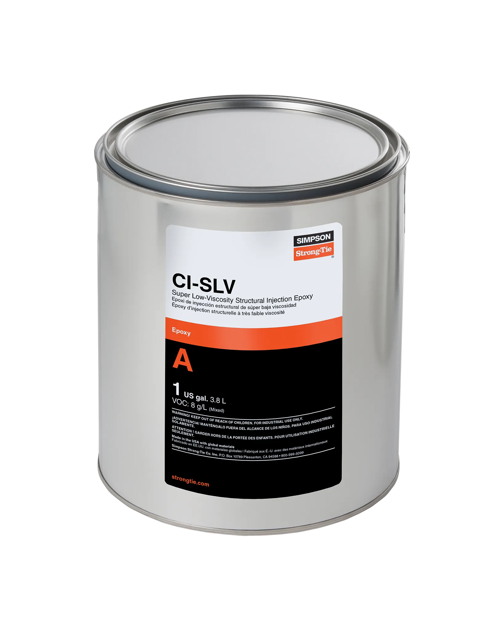 Simpson CISLV3KT CI-SLV Super-Low-Viscosity Structural Injection Epoxy (3-gal. Kit)