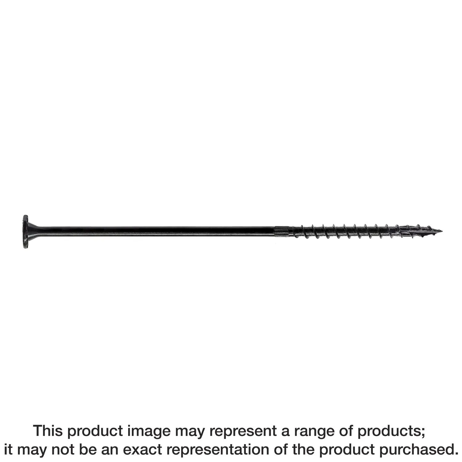 Simpson SDWS19712 Strong-Drive SDWS TIMBER Screw (Interior) — 0.195 in. x 7-1/2 in. E-coat (250-Qty)