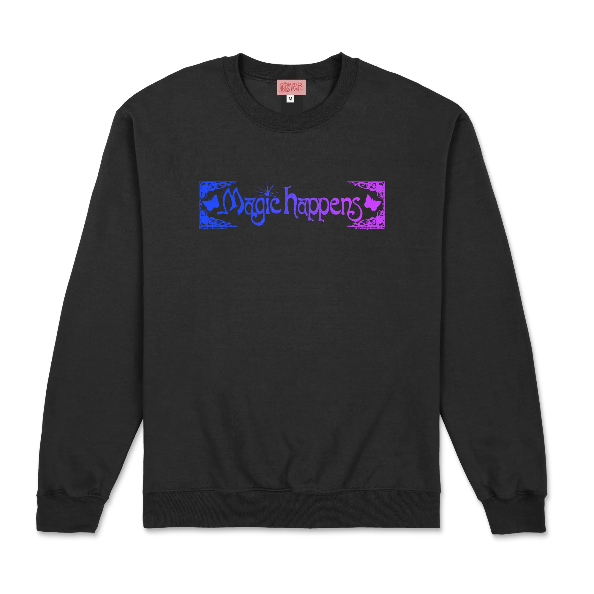 SISTER / Magic Happens Black Sweater