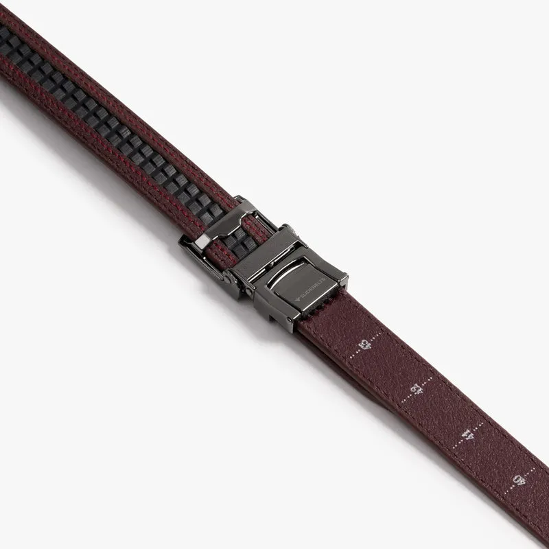 Skinny Merlot Belt