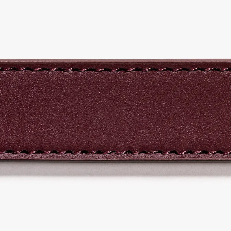 Skinny Merlot Belt