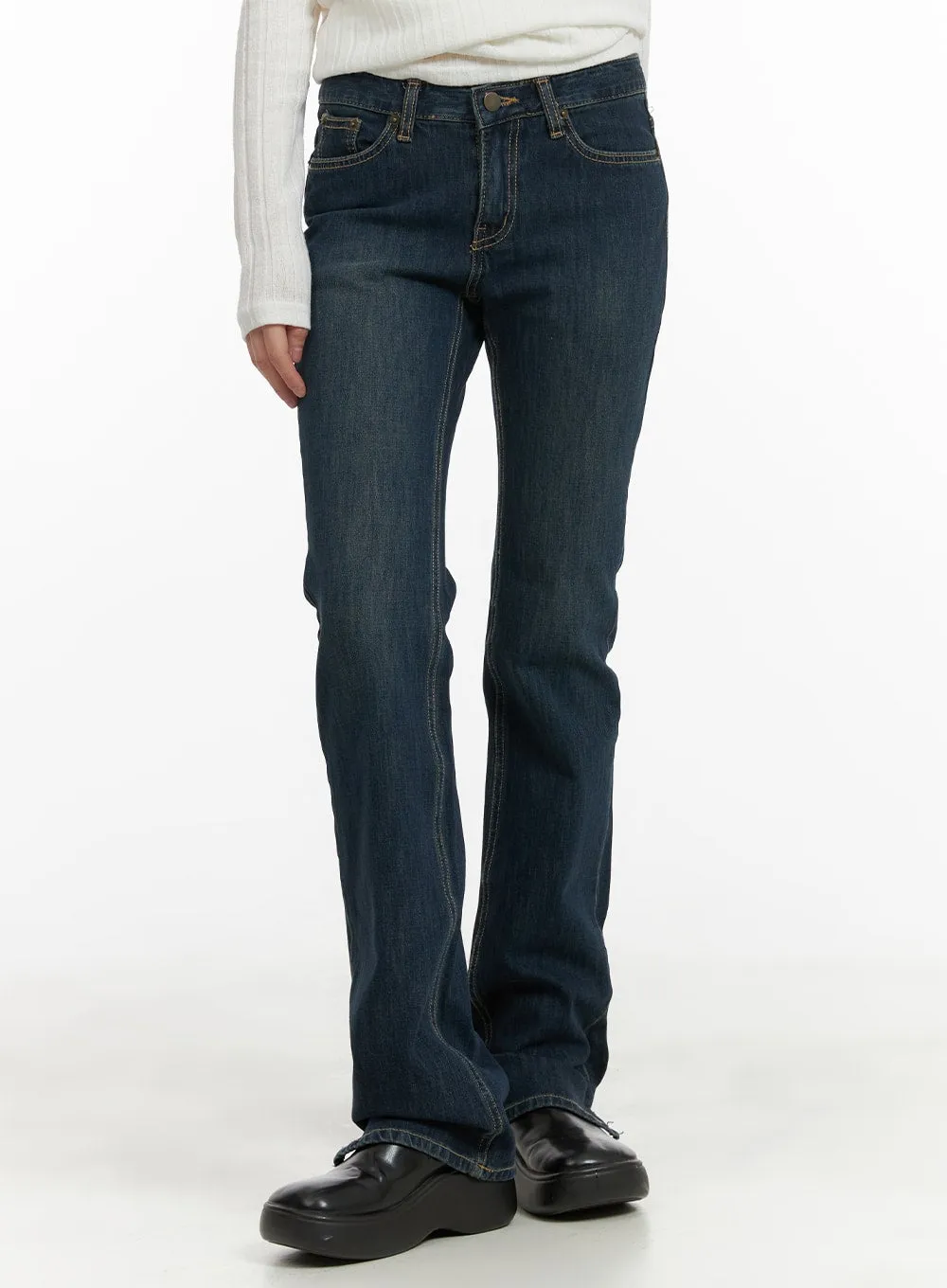 Slim Fit Bootcut Jeans CA418