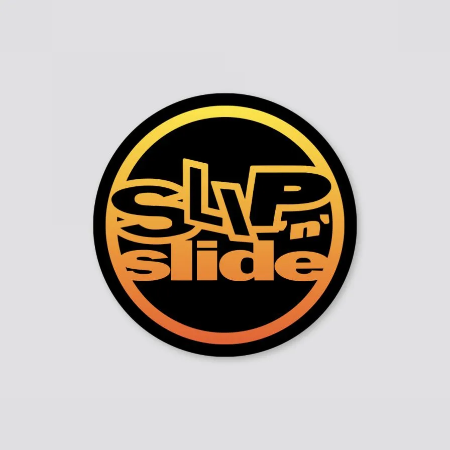 Slip 'N' Slide Logo Circle Sticker